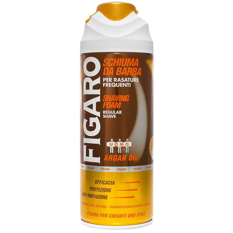 Figaro Пена для бритья Аргановое масло 400 мл - FIGARO
