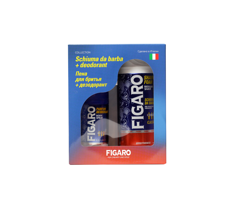Набор для бритья Figaro (пена для бритья, дезодорант) - FIGARO