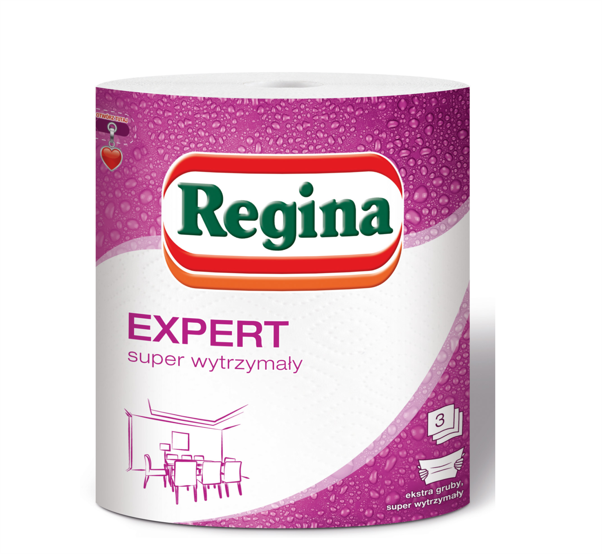 Regina Полотенце кухонное бумажное Expert 3 слоя 1 рул. (1×6) - REGINA