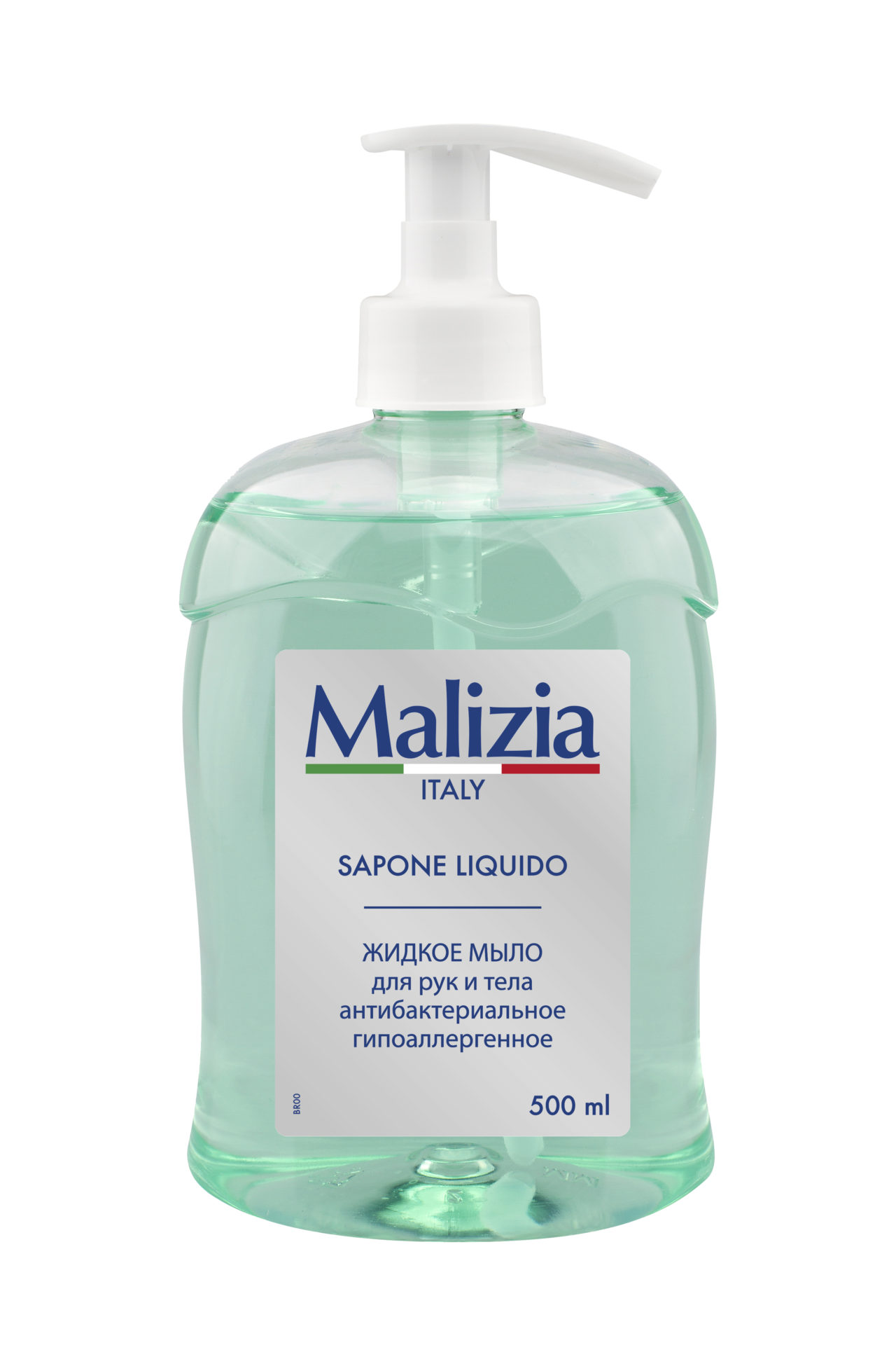 Malizia Мыло жидкое Hypoallergenic With Antibacterial 500 мл