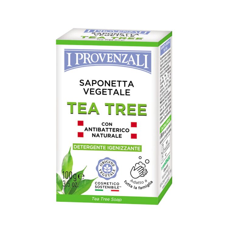 Мыло твердое растительное для лица Tea Tree 100 гр